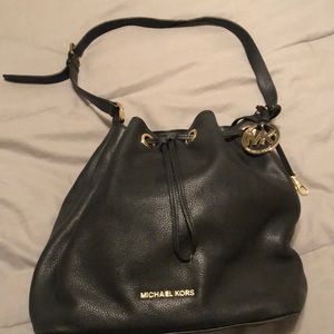Michael Kors Black Bucket Bag